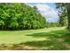 Scenic view of a lush green golf course bordered by mature trees under a partly cloudy sky at 2228 Walker Dr, Lawrenceville, GA 30043
