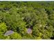 Forested landscape featuring lush greenery and a home with a private, wooded setting at 2279 Parkview Cir, College Park, GA 30337