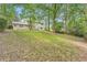 Lush backyard with a gentle slope, surrounded by mature trees, offering privacy and a serene atmosphere at 1080 Northshore Dr, Roswell, GA 30076