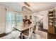 Elegant dining room with wood table, chandelier, and natural light at 1080 Northshore Dr, Roswell, GA 30076