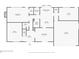First floor plan displaying layout of rooms with dimensions, including kitchen, living, and office spaces at 1080 Northshore Dr, Roswell, GA 30076
