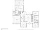 Detailed first-floor plan showcasing layout, bedrooms, living spaces, kitchen, and garage at 1420 Arblay Pl, Loganville, GA 30052