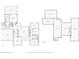 Home floor plan blueprint featuring multiple bedrooms, kitchen, and basement with both finished and unfinished areas at 1420 Arblay Pl, Loganville, GA 30052