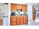 Convenient kitchenette featuring a coffee station and additional counter space with ample storage at 1621 Dixie Rd, Covington, GA 30014