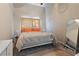 Spacious bedroom featuring vaulted ceilings, ample natural light, and neutral tones at 210 Cottonwood Creek Cir, Canton, GA 30114