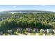 Community with lush greenery, homes, and water views, creating a serene and picturesque setting at 211 Parc Dr, Canton, GA 30114