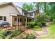 Charming exterior with brick walkway, mature landscaping, and cozy front porch at 4930 Forestglade Ct, Tucker, GA 30087