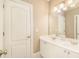 The bathroom has a double sink vanity and a doorway to a water closet at 2672 Brickell Square, Atlanta, GA 30341