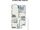 Second floor floorplan featuring the primary bedroom, bedrooms, a bathroom, and an office at 2672 Brickell Square, Atlanta, GA 30341