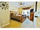 Cozy bedroom with decorative window treatment and carpet flooring at 1005 Woodbury Rd, Canton, GA 30114