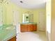 Bathroom boasts a double sink vanity, and a garden tub at 21 Wisteria Run, Hiram, GA 30141