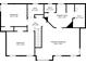 Upstairs floor plan showing layout of bedrooms, bathrooms, hall and closets at 21 Wisteria Run, Hiram, GA 30141