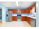 Well-equipped kitchen with stainless steel appliances and a functional layout at 21 Wisteria Run, Hiram, GA 30141