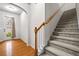 Entryway with hardwood flooring and stairs leading to the second floor at 2647 Sardis Chase Ct, Buford, GA 30519