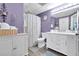 Traditional bathroom with a vanity, toilet, and bathtub with shower at 10 Bayberry Ct, Acworth, GA 30101