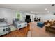 Finished basement includes hardwood floor accent and plenty of living space at 164 Stoneforest Dr, Woodstock, GA 30189