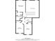 Second-floor layout includes bedrooms, bathrooms, and hall, offering a comprehensive view of the upper level at 164 Stoneforest Dr, Woodstock, GA 30189