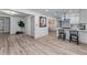 Open concept design of the kitchen area with views to living room at 1819 Waldrep Se Cir, Marietta, GA 30060