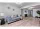 The airy living room features hardwood floors and modern decor at 1819 Waldrep Se Cir, Marietta, GA 30060