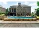 Large in-ground swimming pool and patio area are perfect for entertaining in the backyard at 2325 Manor Creek Ct, Cumming, GA 30041