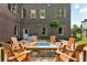 Backyard fire pit and chairs provides a relaxing outdoor experience at 2325 Manor Creek Ct, Cumming, GA 30041