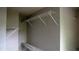 This is an interior shot of a gray-walled closet with wire shelving at 2476 Suwanee Pointe Dr, Lawrenceville, GA 30043