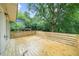 Wide angle view of a wood deck overlooking a lush yard at 146 Mount Paran Ne Rd, Atlanta, GA 30342