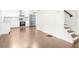 Modern kitchen featuring white cabinets, stainless steel appliances, and light countertops at 146 Mount Paran Ne Rd, Atlanta, GA 30342