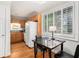 Cozy eat-in kitchen area with modern lighting and adjacent to the well-appointed kitchen at 1990 Wellbourne Drive Northeast #7 Ne Dr # 7, Atlanta, GA 30324