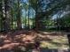 Shaded backyard features trees and a well-maintained lawn at 2661 Throatlatch Sw Ln, Marietta, GA 30064