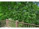 Backyard showing lush green foliage and wooden fence at 2765 Prado Ln, Marietta, GA 30066