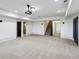 Finished basement area featuring carpet flooring, recessed lighting, and a ceiling mounted projector at 2765 Prado Ln, Marietta, GA 30066