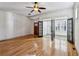 Spacious living room with hardwood floors, French doors, and natural light at 2765 Prado Ln, Marietta, GA 30066