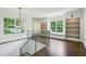 Elegant landing with hardwood floors, built-in shelving, and natural light at 444 Rock Springs Ne Rd, Atlanta, GA 30324