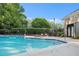Sparkling community pool with plenty of seating for relaxation and recreation at 502 Brighton Pt, Atlanta, GA 30328