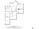 Detailed floor plan showcasing the layout of the home, including room dimensions and overall square footage at 7511 Biltmore Ln, Douglasville, GA 30135