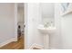 Half bathroom with a pedestal sink at 802 Chestnut Nw, Atlanta, GA 30314