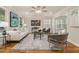 Elegant living room featuring hardwood floors and stylish furniture at 802 Chestnut Nw, Atlanta, GA 30314