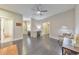 Bright bonus room with hardwood floors, desk, and a cozy chair offering a flexible living space at 396 Summerhour St, Marietta, GA 30060