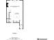 First floor layout featuring a large living/dining area and modern kitchen with an island at 396 Summerhour St, Marietta, GA 30060