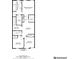 Second floor layout boasting two bedrooms, a primary bathroom, and a laundry room at 396 Summerhour St, Marietta, GA 30060