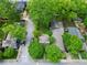 Aerial view of a home on a quiet street with mature trees, offering privacy and natural beauty at 511 Robinson Se Ave, Atlanta, GA 30315