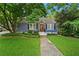 Charming blue home with a landscaped front yard and inviting red door at 511 Robinson Se Ave, Atlanta, GA 30315