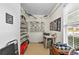 Cozy home office space with built-in shelving, natural light, and neutral decor at 511 Robinson Se Ave, Atlanta, GA 30315