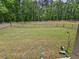 Well-maintained backyard with lush grass and a secure black fence, perfect for outdoor activities and privacy at 8315 Loch Lomand Ln, Winston, GA 30187