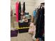 Spacious walk-in closet with wire shelving for ample storage and organization, perfect for organizing clothes and accessories at 8315 Loch Lomand Ln, Winston, GA 30187