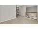 Hallway with carpet and view of the stairs at 3504 Benthollow Ln, Duluth, GA 30096