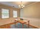 An inviting dining room featuring natural light and neutral walls perfect for entertaining or daily meals at 1160 Haven Brook Ne Way, Brookhaven, GA 30319