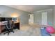 Spacious room features a desk with computers and accessories, plus a yoga mat at 1160 Haven Brook Ne Way, Brookhaven, GA 30319