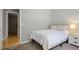 Bedroom with soft lighting and neutral walls, carpet flooring at 213 Johnstons Dr, Dallas, GA 30157